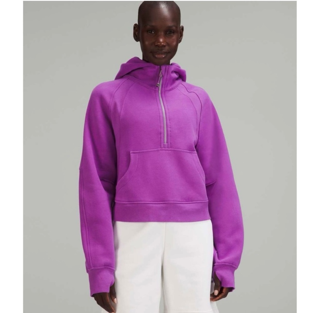 Like new lululemon oversized half-zip scuba hoodie
